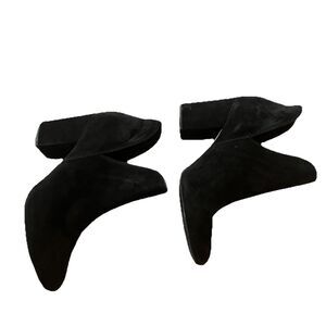 Michael Shannon  Women’s Suede Ankle Boots 11 Leather Black